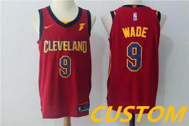 Men & Youth Customized Cleveland Cavaliers Burgundy Red 2017-2018 Nike Swingman Goodyear Stitched Jersey